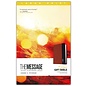 The Message Large Print Deluxe Gift Bible, Saddle Tan/Black LeatherLook