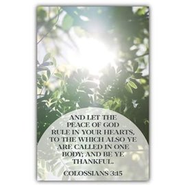 Bulletins - Let the Peace, Colossians 3:15 (Pack of 100)