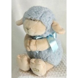 Praying Lamb (Jesus Loves Me) Plush, Blue