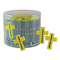 Individual Eraser - Cross, Jesus Saves, Yellow