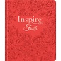 NLT Inspire Faith Bible, Coral Blooms Hardcover (Filament)