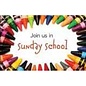 Post Card - Join Us in Sunday School (Kids), 25 Pack