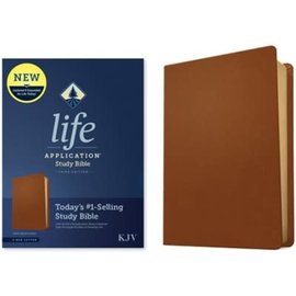 KJV Life Application Study Bible, Brown Genuine Leather