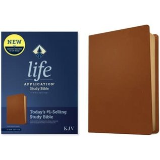 KJV Life Application Study Bible, Brown Genuine Leather