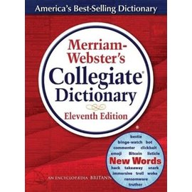 Merriam Webster's Collegiate Dictionary, Hardcover, Indexed