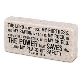 Scripture Block - The Lord is my Rock