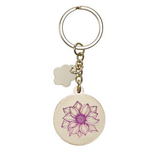 Keychain - Grow in Grace, Turquoise