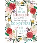 Wall Art - Do Not Fear, Rustic Floral