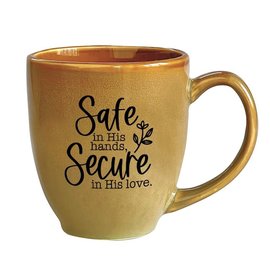 Mug - Safe in His Hands, Reactive Bistro Style