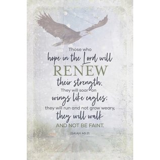 Plaque - Those Who Hope In The Lord