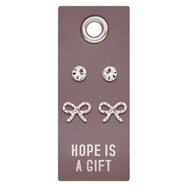 Earrings - 2 Pack Studs, Hope Is A Gift