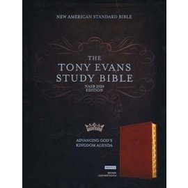 NASB Tony Evans Study Bible, Brown LeatherTouch, Indexed