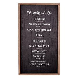 Wall Art - Family Rules