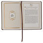 Daily Devotions from the KJV, Large Print Brown Faux Leather Devotional