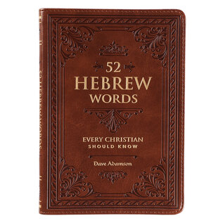 52 Hebrew Words Every Christian Should Know, Toffee Brown Faux Leather