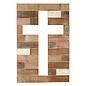 Wall Cross - Plank Cut Out, Wood