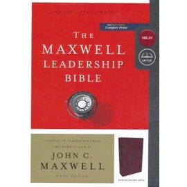 NKJV Maxwell Leadership Bible 3, Burgundy Bonded Leather