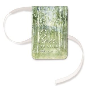 Magnetic Ribbon Bookmark - Peace Be Still
