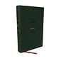 NKJV Large Print Personal Size Reference Bible, Olive Green Leathersoft, Indexed