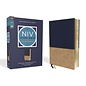 NIV Study Bible: Fully Revised Edition, Navy/Tan Leathersoft
