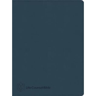 CSB Life Counsel Bible, Slate Blue Leathersoft, Indexed