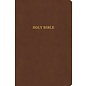 KJV Large Print Value Edition Thinline Bible, Brown Leathersoft