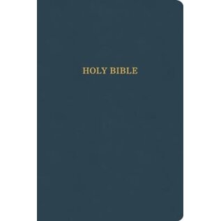 KJV Large Print Value Thinline Bible, Slate LeatherTouch