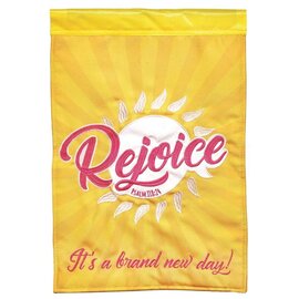 Garden Flag - Rejoice