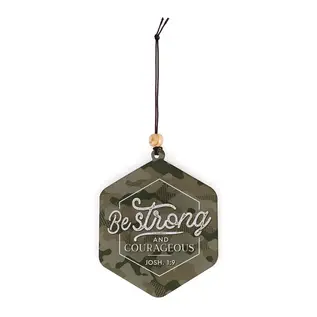 Auto Air Freshener - Strong & Courageous