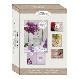 Boxed Cards - Birthday, Floral Moments