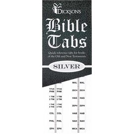 Bible Indexing Tabs - Silver