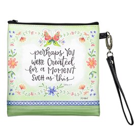 Zippered Bag - Created for a Moment Such as This, Square