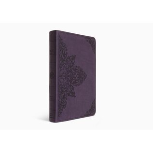 ESV Large Print Value Thinline Bible, Lavender Filigree TruTone