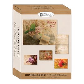 Boxed Cards - Thinking of You, Flowers