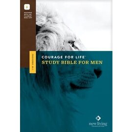 NLT Courage for Life Study Bible for Men, Hardcover (Filament)