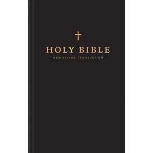 COMING OCTOBER 2023 NLT Pew Bible, Black Hardcover
