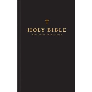 NLT Pew Bible, Black Hardcover