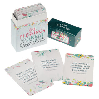Box of Blessings - 101 Blessings for a Great Teacher