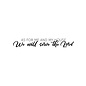 BorderBytes Wall Sticker - As for Me and My House We will serve the Lord