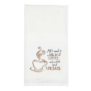 Tea Towel - Coffee & Jesus