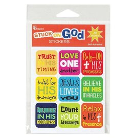 Stickers - Stuck on God, Inspirational