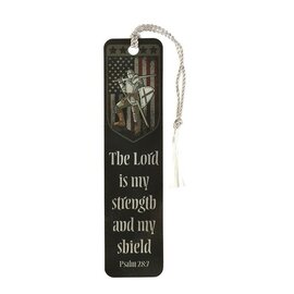 Bookmark - The Lord is my Strength, Tassel