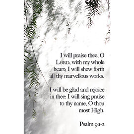 Bulletins - I Will Praise Thee (Pack of 100)