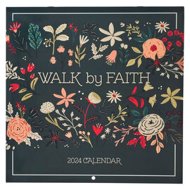 2024 Wall Calendar - Walk by Faith