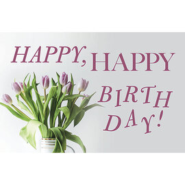 Postcard - Happy Birthday (Pack of 25)