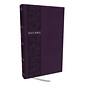 NKJV Large Print Reference Bible, Purple Leathersoft