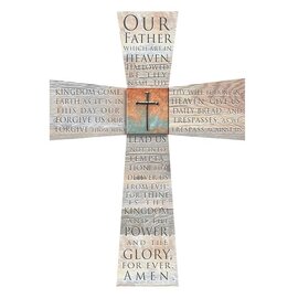 Wall Cross - Our Father (9.75"x6.75")