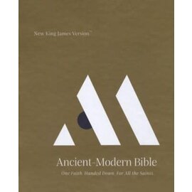 NKJV Ancient-Modern Bible, Gray Cloth over Board