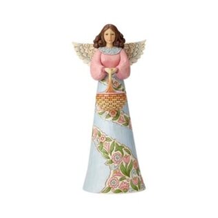 Heartwood Creek Angel with Basket Figurine
