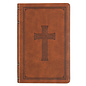 KJV Deluxe Gift Bible, Honey Brown Faux Leather, Indexed